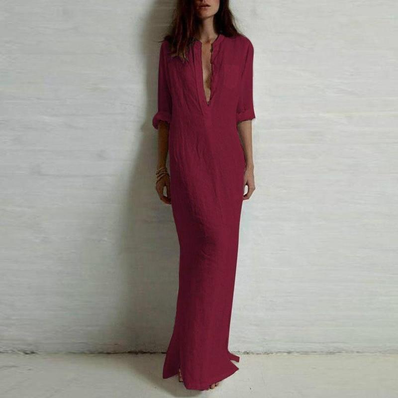 Vestido Longo Lima use o cupom PRIMEIRACOMPRA e garanta 12%OFF
