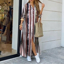 Vestido Longo Malu Color use o cupom PRIMEIRACOMPRA e garanta 12%OFF