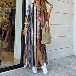 Vestido Longo Malu Color use o cupom PRIMEIRACOMPRA e garanta 12%OFF