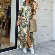Vestido Longo Malu Color use o cupom PRIMEIRACOMPRA e garanta 12%OFF