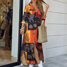 Vestido Longo Malu Color use o cupom PRIMEIRACOMPRA e garanta 12%OFF
