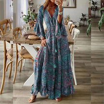 Vestido Longo Menandra use o cupom PRIMEIRACOMPRA e garanta 12%OFF