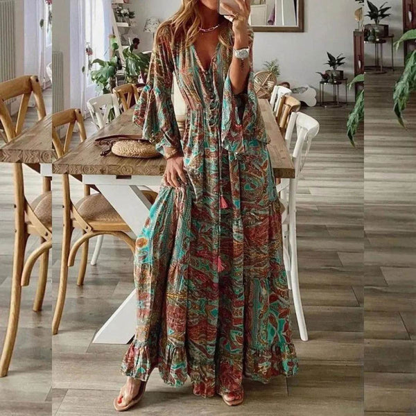 Vestido Longo Menandra - Sua Boutique