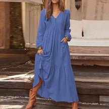 Vestido Longo Rouge use o cupom PRIMEIRACOMPRA e garanta 12%OFF