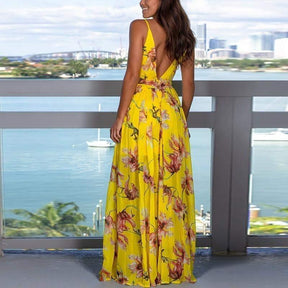 Vestido Longo Thyfani use o cupom PRIMEIRACOMPRA e garanta 12%OFF