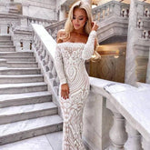 Vestido Maxxi Bordado Paitê use o cupom PRIMEIRACOMPRA e garanta 12%OFF