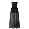 Vestido Maxxi Corpet com Transparência - Sua Boutique