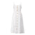 Vestido Midi Alça e Botões - Sua Boutique