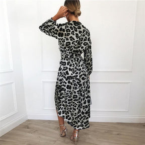 Vestido Midi Animal Print Heloisa use o cupom PRIMEIRACOMPRA e garanta 12%OFF