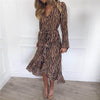 Vestido Midi Animal Print Ísis - Sua Boutique