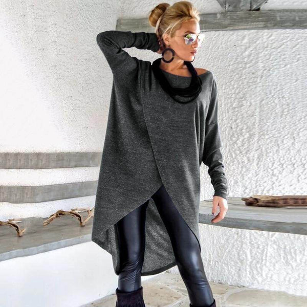 Vestido Midi Assimétrico - Sua Boutique