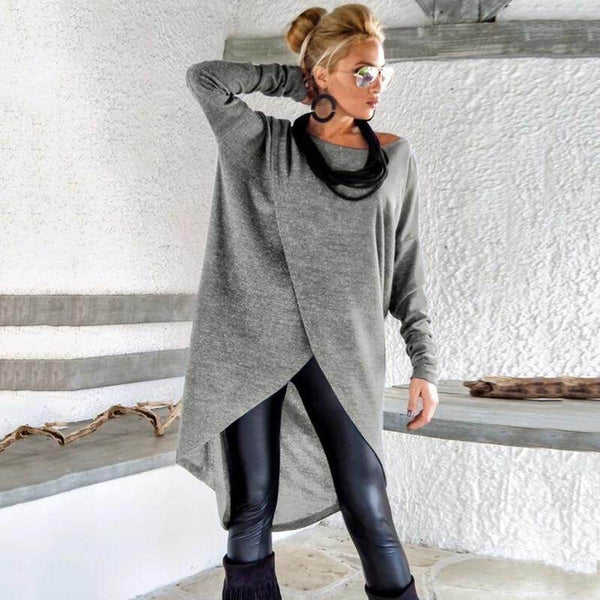 Vestido Midi Assimétrico - Sua Boutique