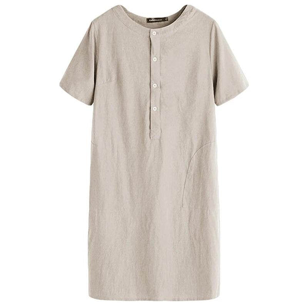 Vestido Midi Vintage Buttom - Sua Boutique