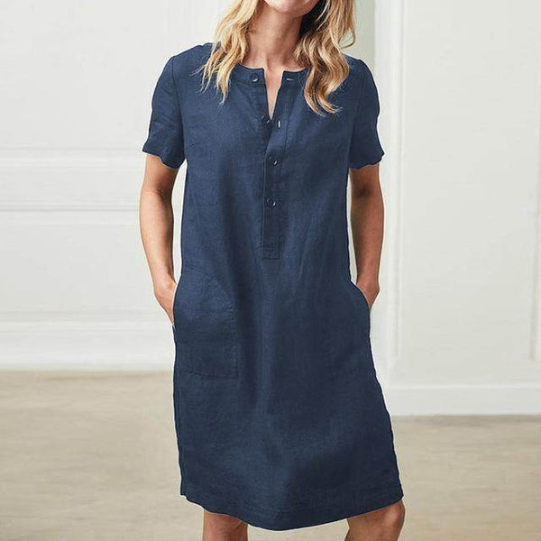 Vestido Midi Vintage Buttom - Sua Boutique