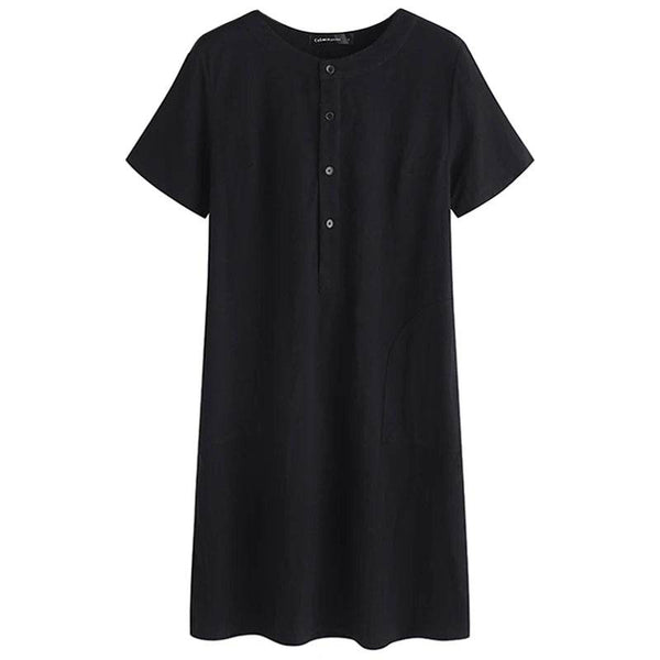 Vestido Midi Vintage Buttom - Sua Boutique