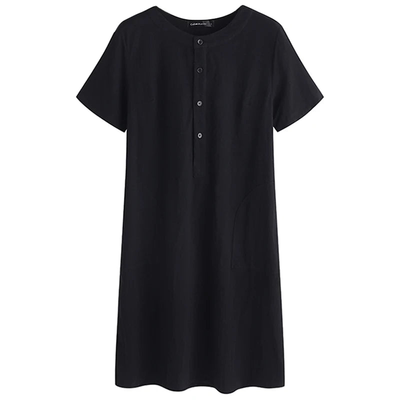 Vestido Midi Vintage Buttom - Sua Boutique