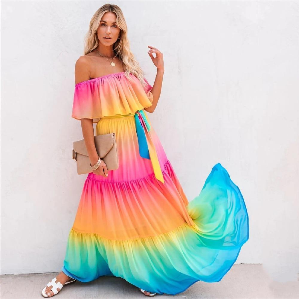 Vestido Multicolor Love use o cupom PRIMEIRACOMPRA e garanta 12%OFF