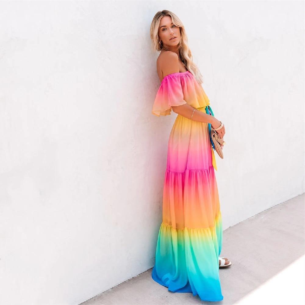 Vestido Multicolor Love use o cupom PRIMEIRACOMPRA e garanta 12%OFF