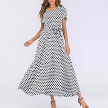 Vestido Poá Casual use o cupom PRIMEIRACOMPRA e garanta 12%OFF