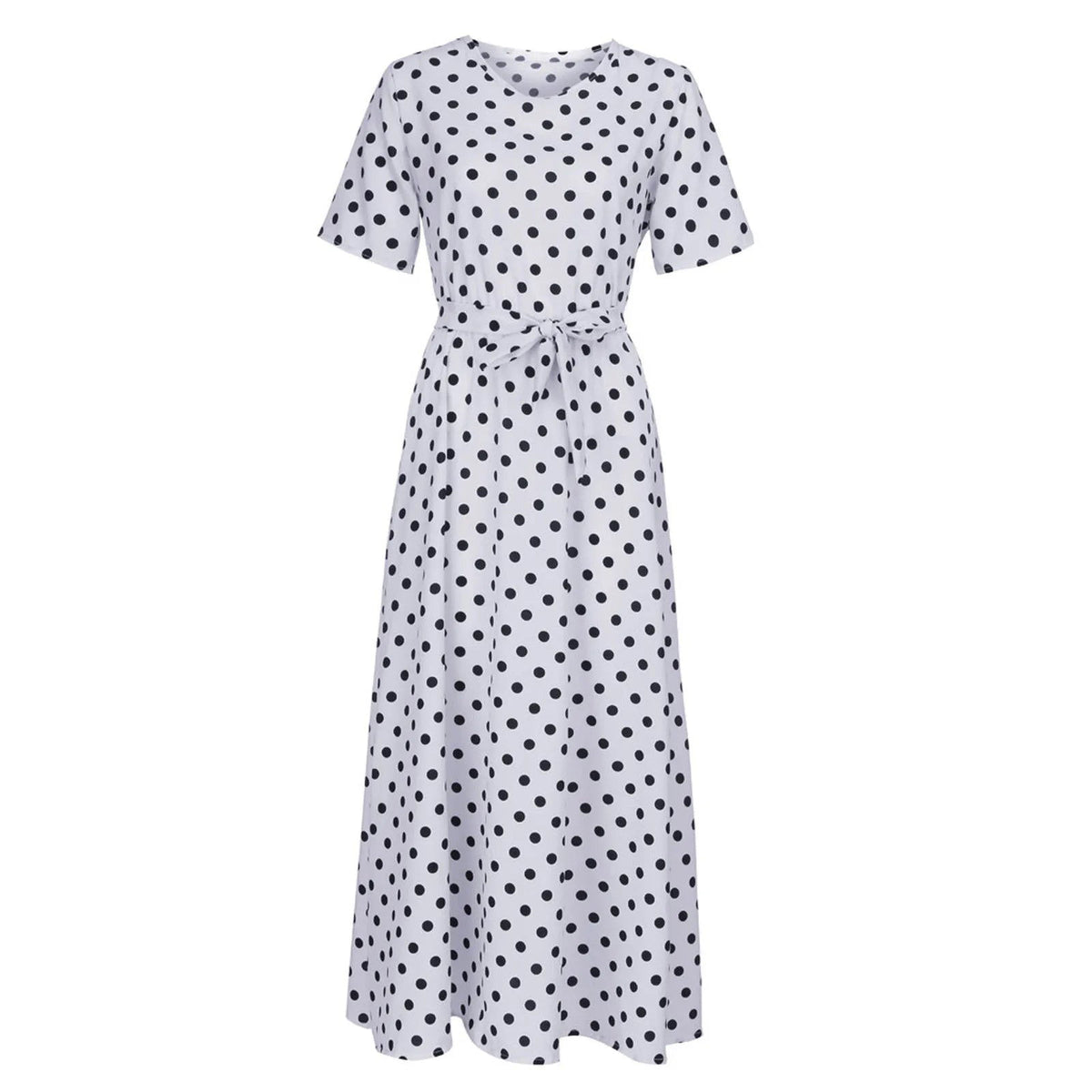 Vestido Poá Casual use o cupom PRIMEIRACOMPRA e garanta 12%OFF