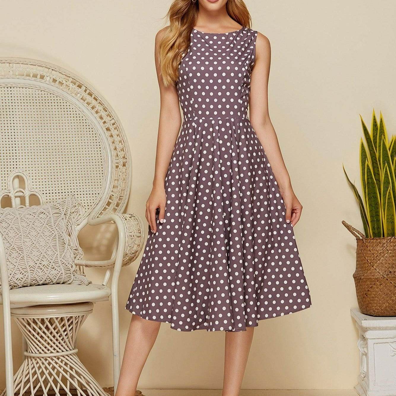 Vestido Poá Charme - Sua Boutique