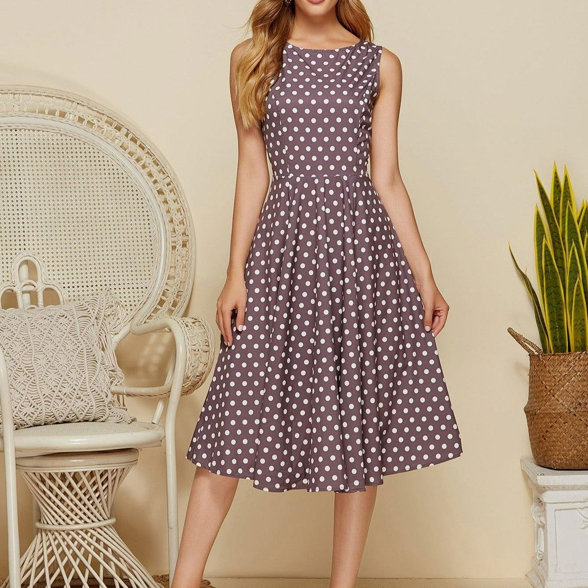 Vestido Poá Charme use o cupom PRIMEIRACOMPRA e garanta 12%OFF