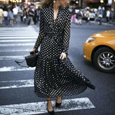 Vestido Poá Chiffon use o cupom PRIMEIRACOMPRA e garanta 12%OFF