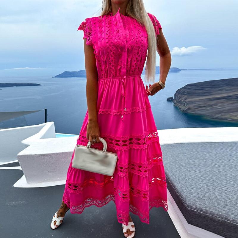 Vestido Renda Anelli use o cupom PRIMEIRACOMPRA e garanta 12%OFF