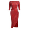 Vestido Sexy com Fenda Lateral - Sua Boutique