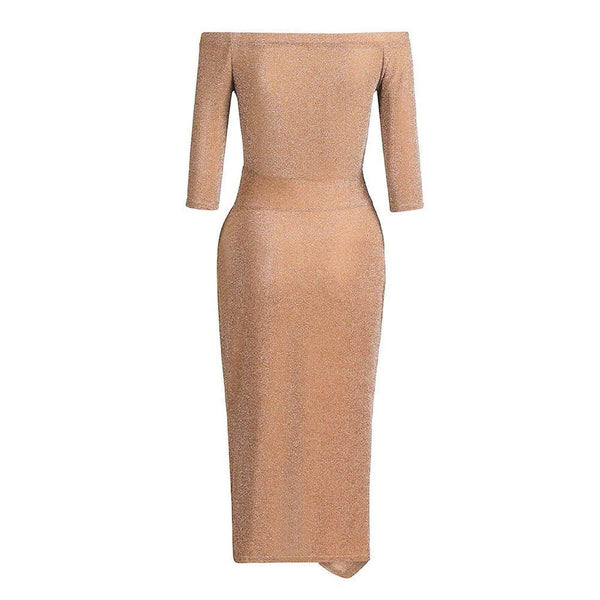 Vestido Sexy com Fenda Lateral - Sua Boutique
