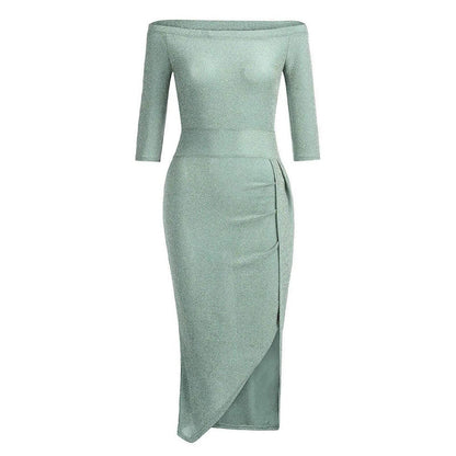 Vestido Sexy com Fenda Lateral - Sua Boutique