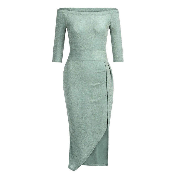 Vestido Sexy com Fenda Lateral - Sua Boutique