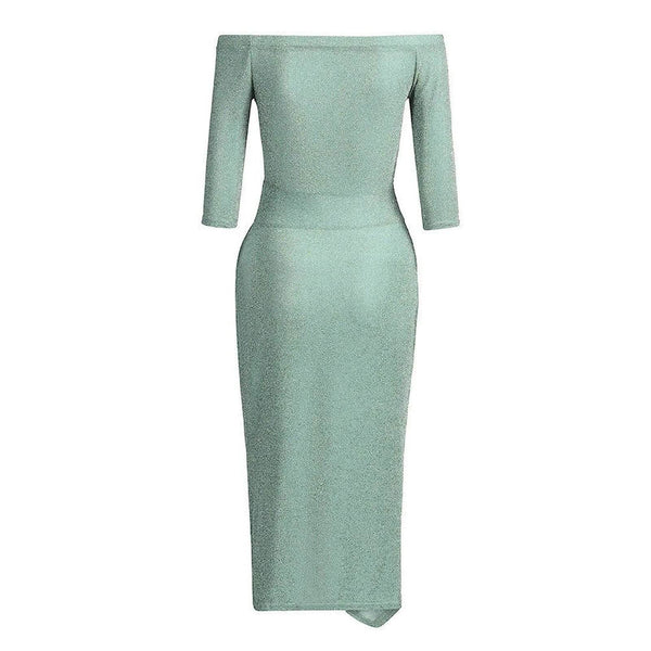 Vestido Sexy com Fenda Lateral - Sua Boutique