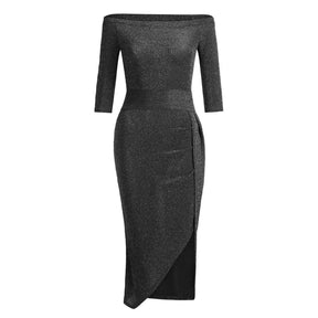Vestido Sexy com Fenda Lateral use o cupom PRIMEIRACOMPRA e garanta 12%OFF
