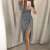 Vestido Sexy com Fenda Lateral - Sua Boutique