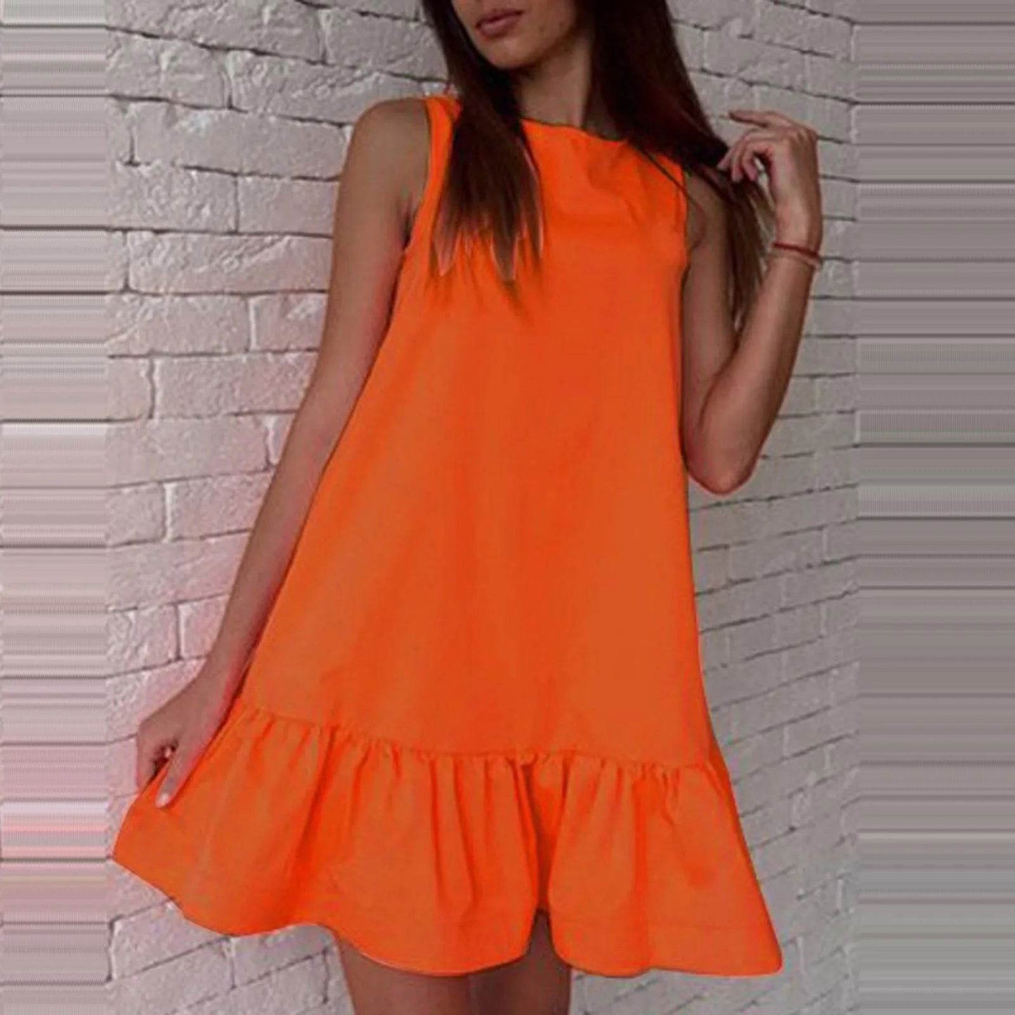 Vestido Trapézio Plissado - Sua Boutique
