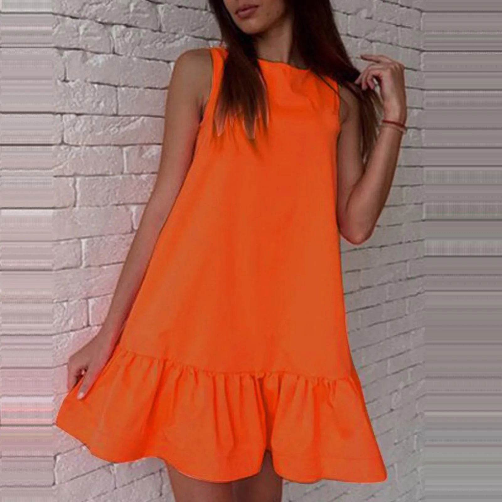 Vestido Trapézio Plissado - Sua Boutique