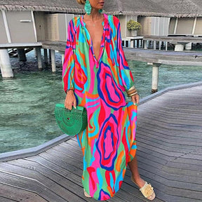 Vestido Tropical Beach use o cupom PRIMEIRACOMPRA e garanta 12%OFF
