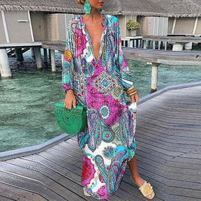 Vestido Tropical Beach use o cupom PRIMEIRACOMPRA e garanta 12%OFF