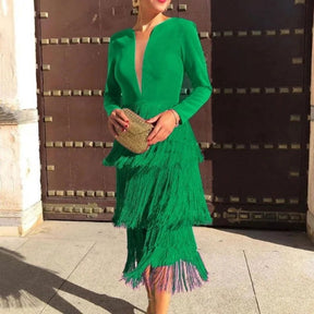 Vestido Vick Manga Longa use o cupom PRIMEIRACOMPRA e garanta 12%OFF
