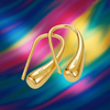 Brinco Tammy Banhado em Ouro 18K