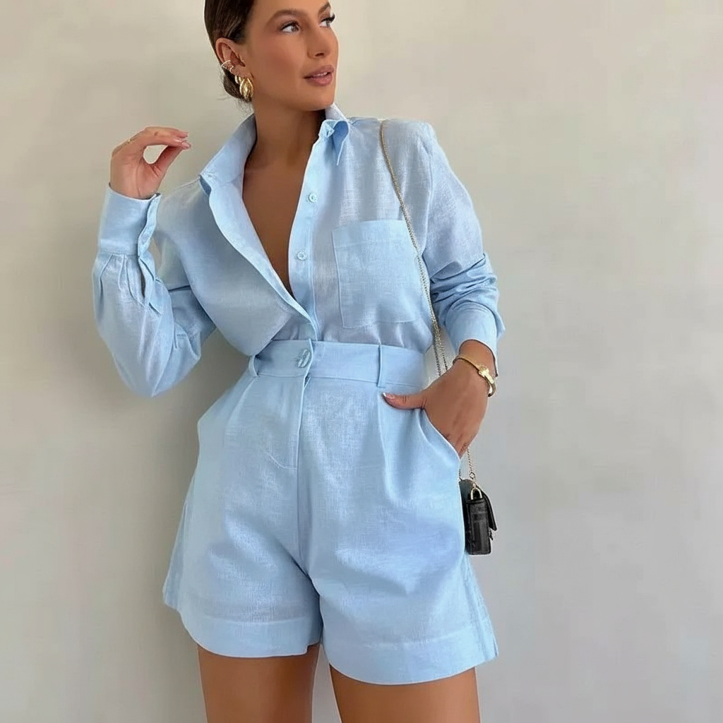 Conjunto Camisa e Shorts Kamala