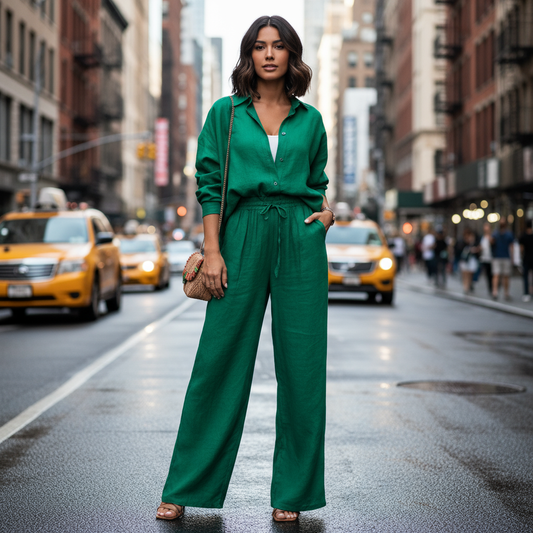 Conjunto Calça e Camisa Livia