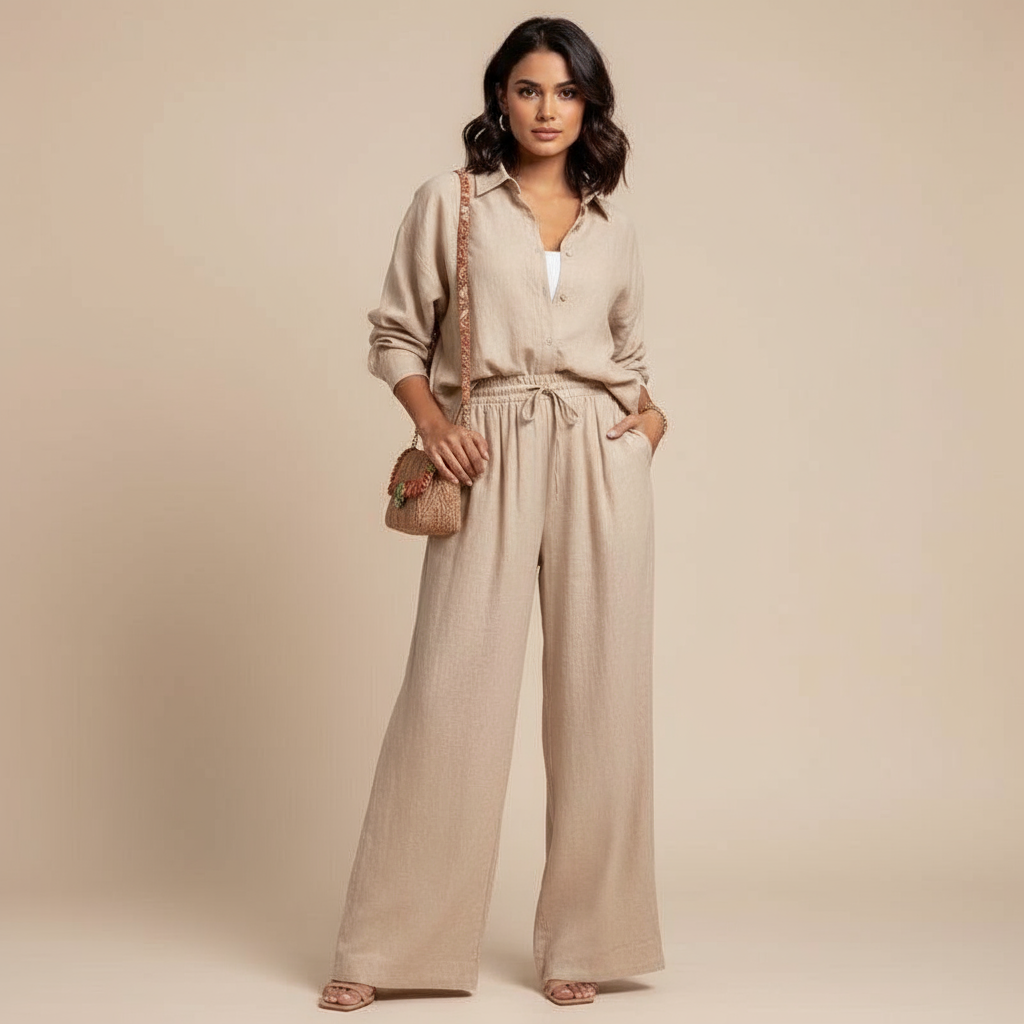 Conjunto Calça e Camisa Livia