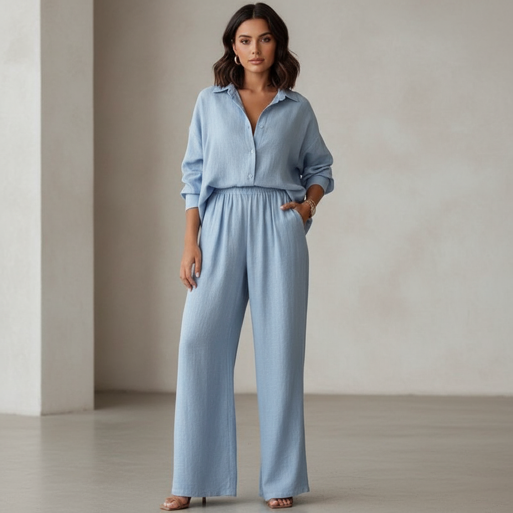 Conjunto Calça e Camisa Livia