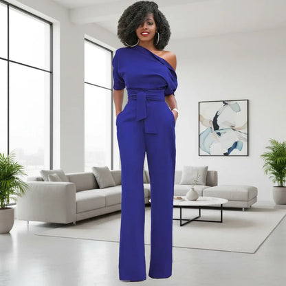 Macacão Ombro a Ombro Officewear - Sua Boutique