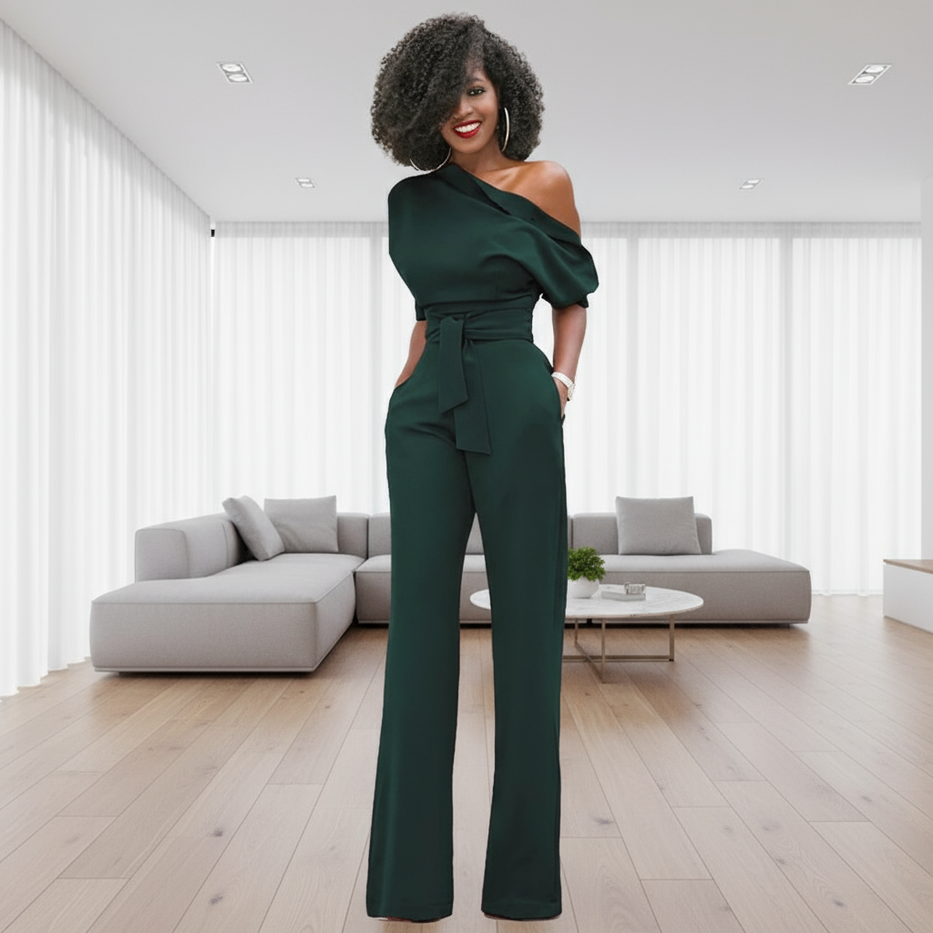 Macacão Ombro a Ombro Officewear