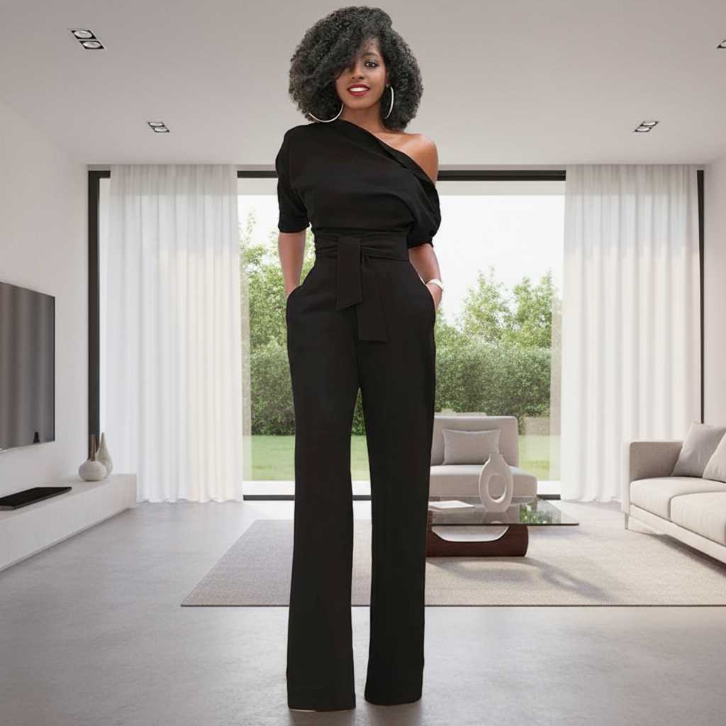 Macacão Ombro a Ombro Officewear