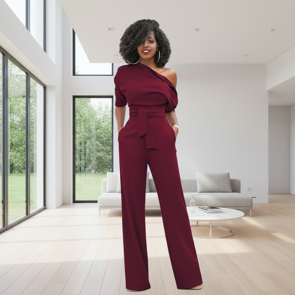 Macacão Ombro a Ombro Officewear