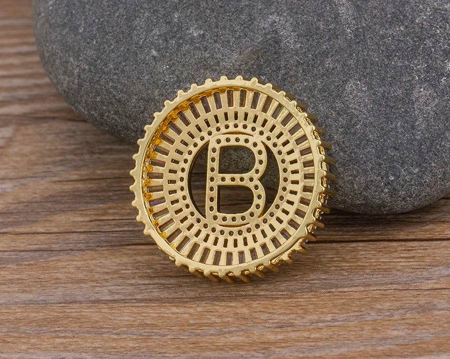 Colar Arco Letras Zircônia - Sua Boutique